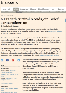 The political record and chicanery of the PS of Finland is what has estranged so many voters from politics